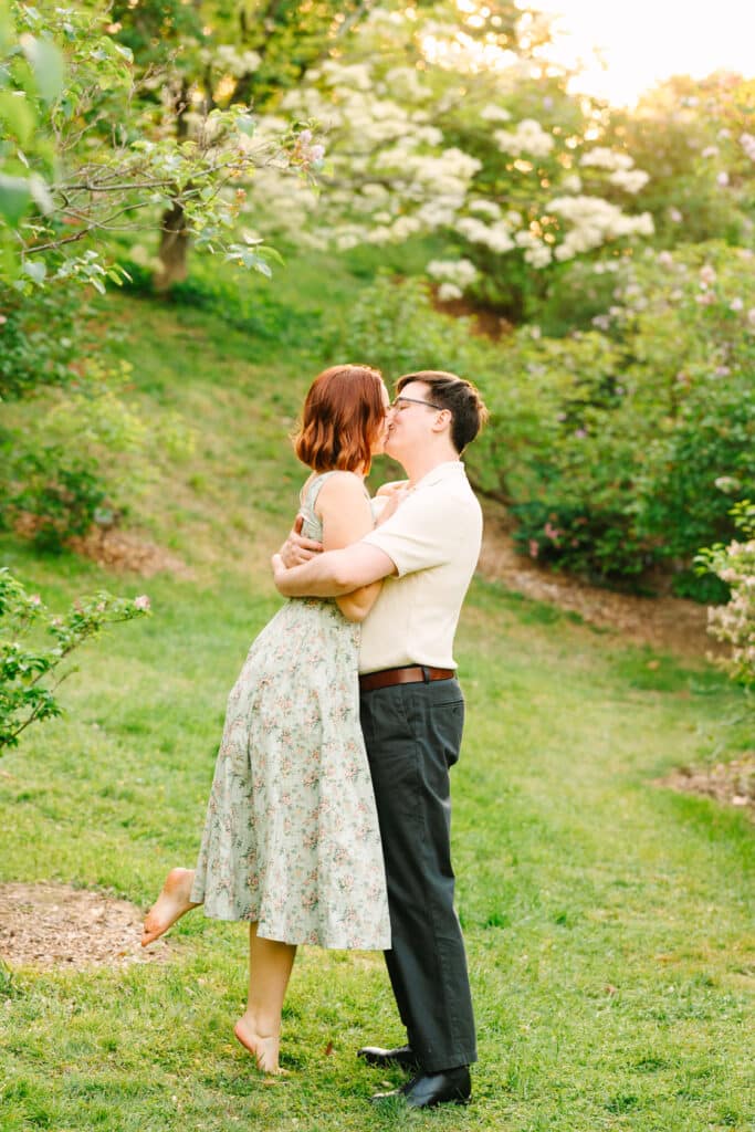 Spring Floral Engagement Session
