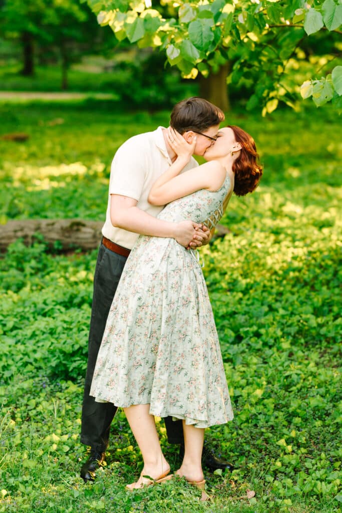 Spring Golden Hour Engagement Session