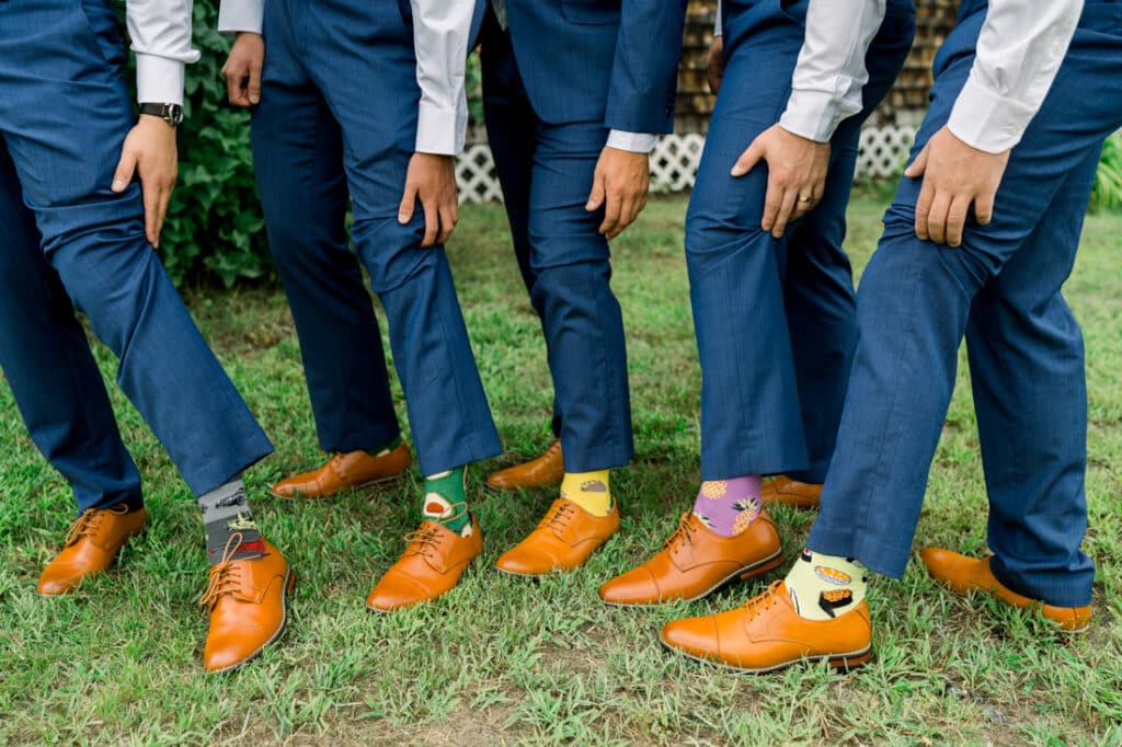 mohawk falls groomsmen socks