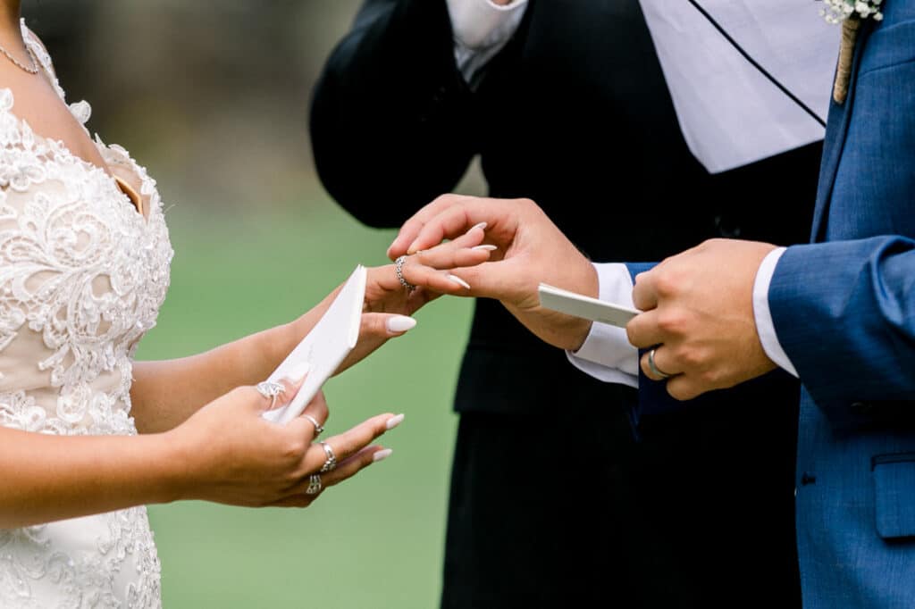 mohawk falls wedding ring exchange