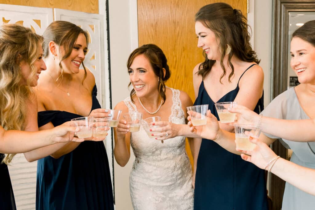 bass rocks bridesmaids cheers