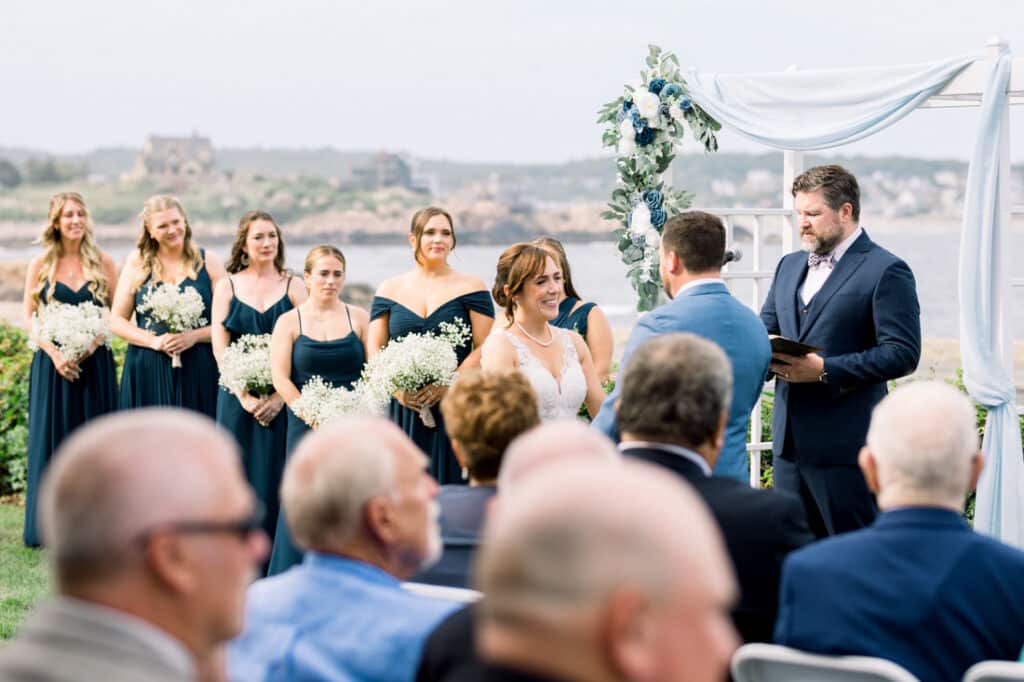 bass rocks wedding ceremony