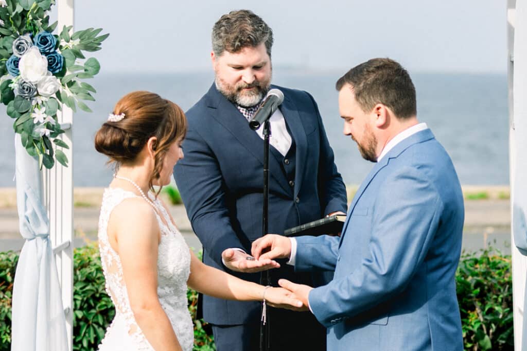 bass rocks wedding rings