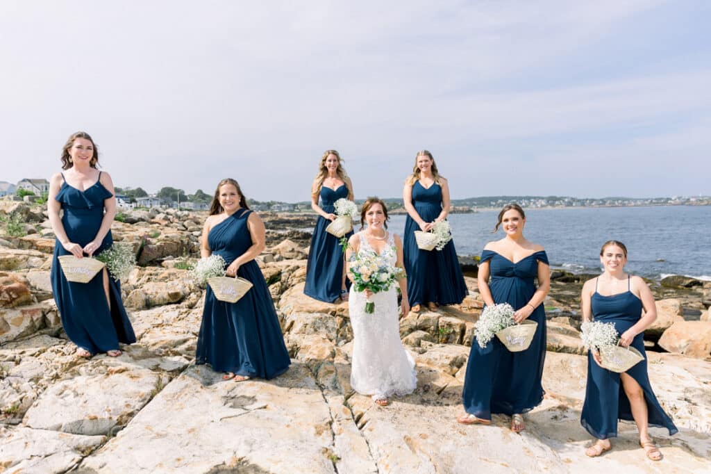 bassrocks bridesmaids portrait