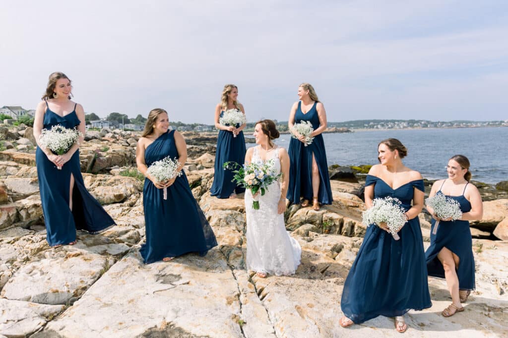 bassrocks bridesmaids portraits