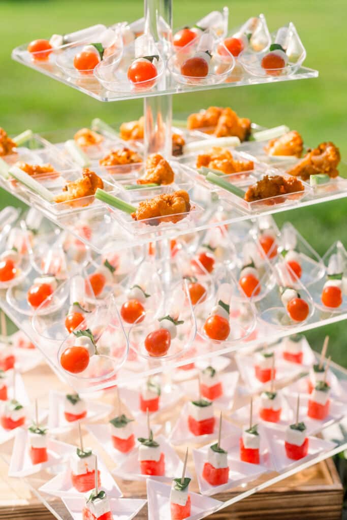 Colorful Summer Wedding Appetizers