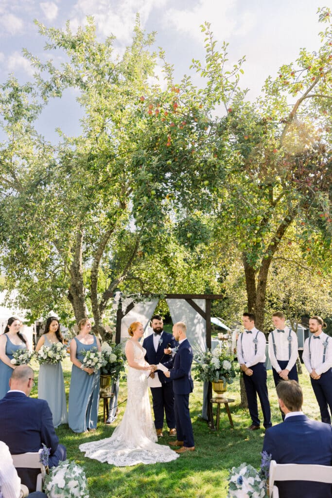 Colorful Summer Wedding Ceremony