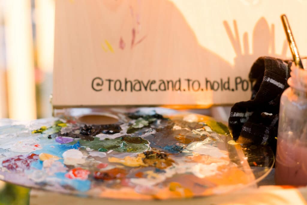 Colorful Summer Wedding Painter