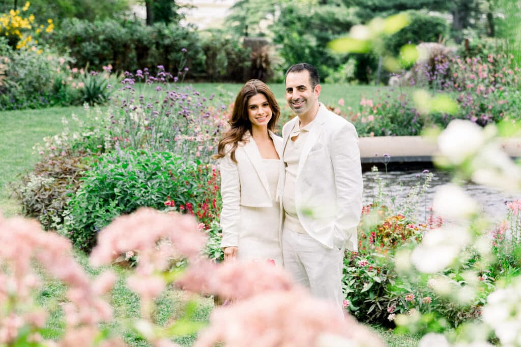 Crane Estate Rose Garden Engagement