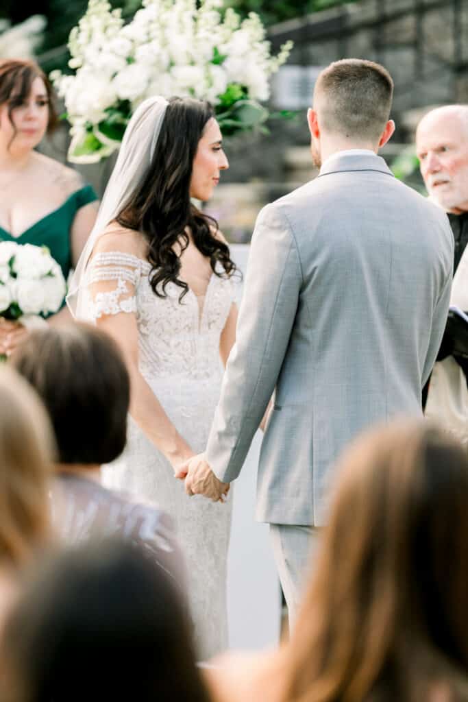 New England Garden Wedding Ceremony
