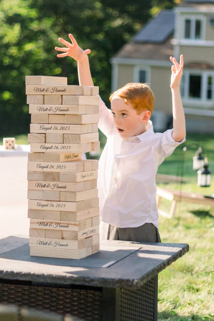 Summer Wedding Jenga
