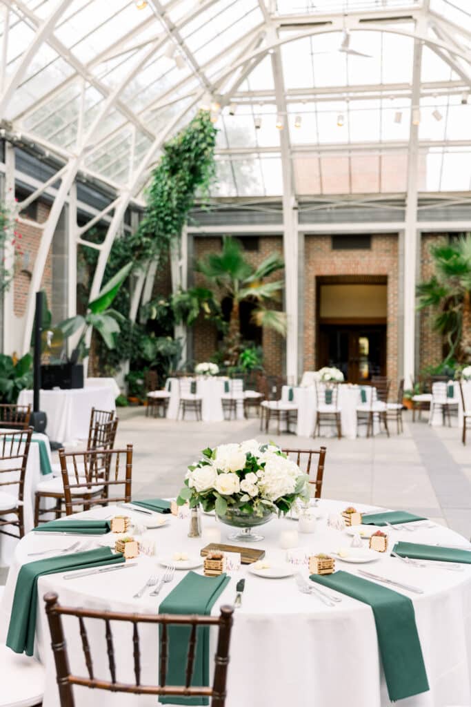 Tower Hill Botanic Garden Wedding Reception
