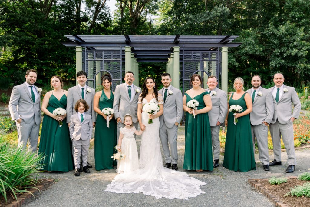 Tower Hill Garden of Inspiration Wedding Party