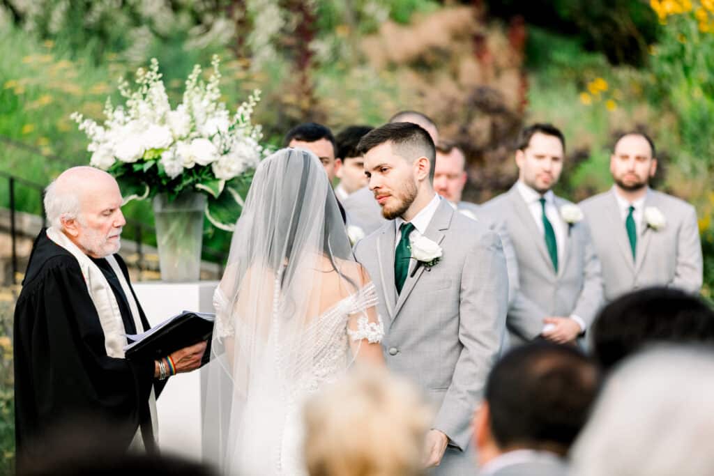 Tower Hill Secret Garden wedding ceremony