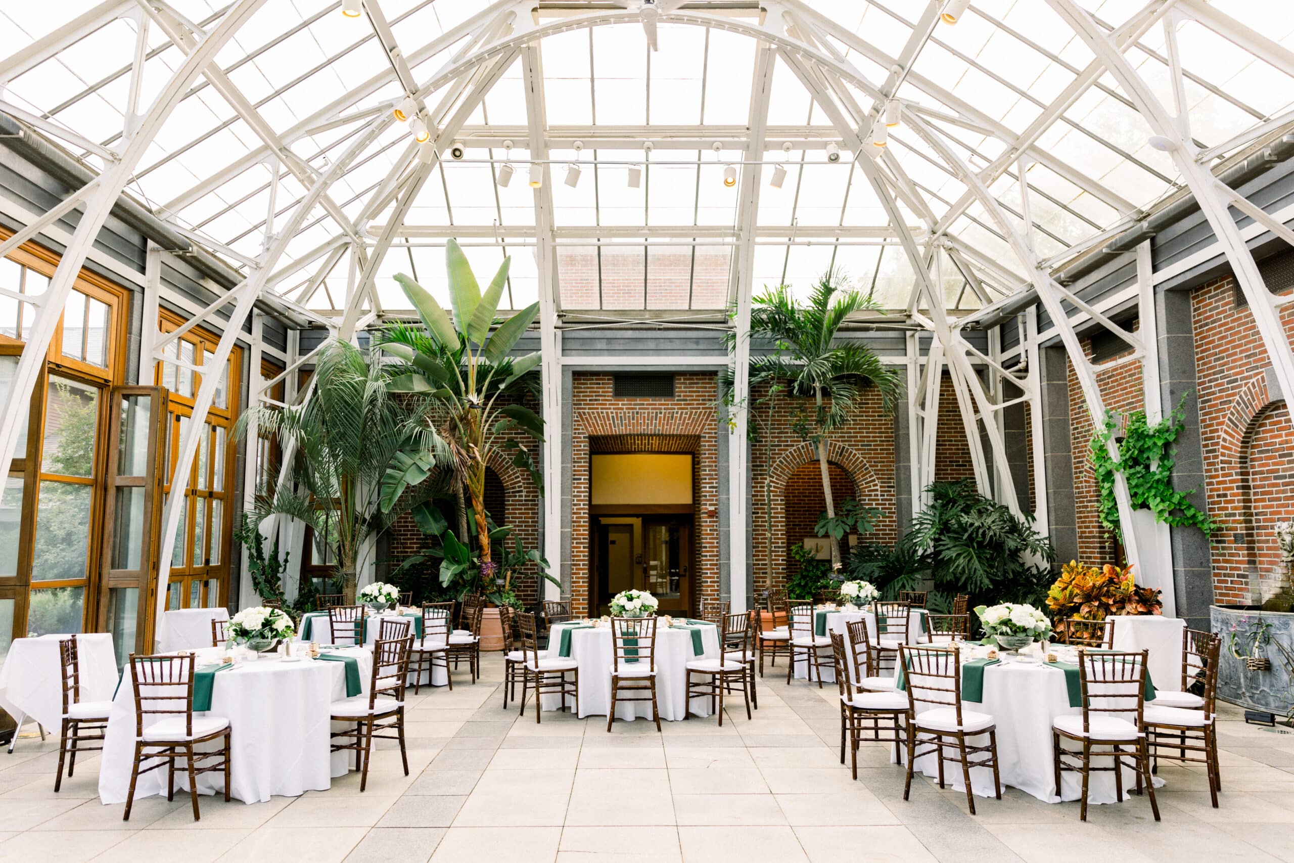 Whimsical New England Botanic Garden wedding