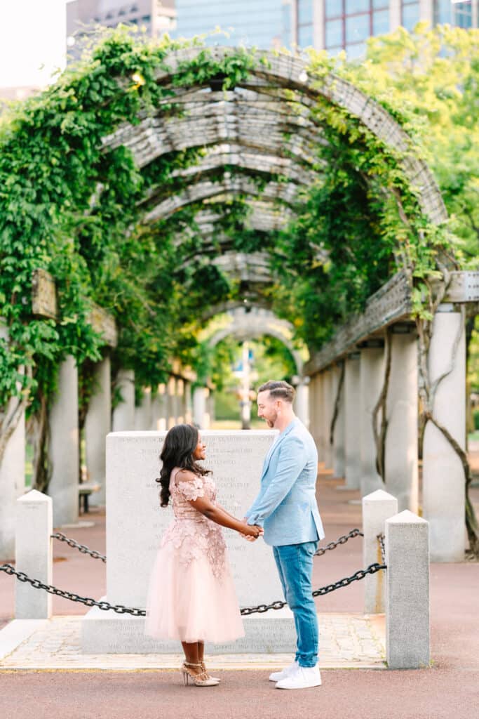 Christopher Columbus Park Surprise Proposal