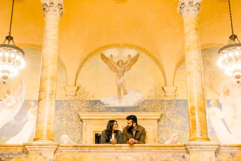 Suprise Proposal at Boston Public Library
