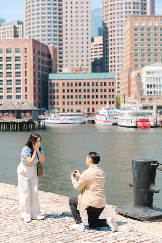 Surprise Proposal Fan Pier Park