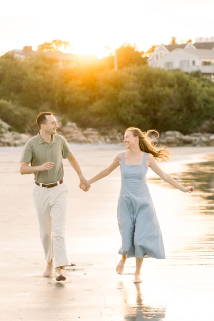 Wingaersheek Beach Sunset Engagement