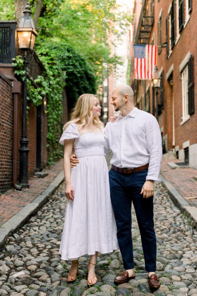 Acorn Street Engagement Session