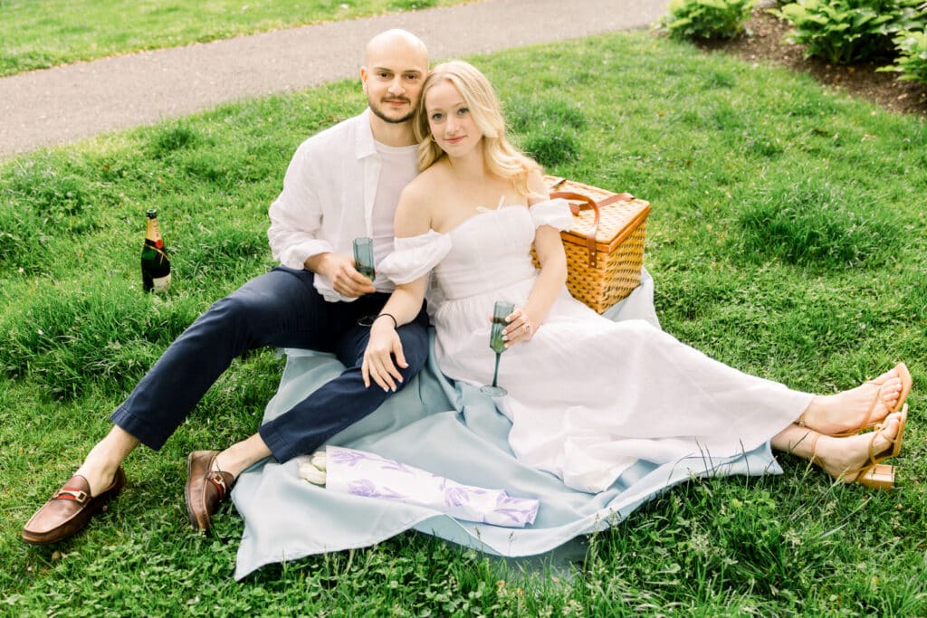 Boston Picnic Engagement Session