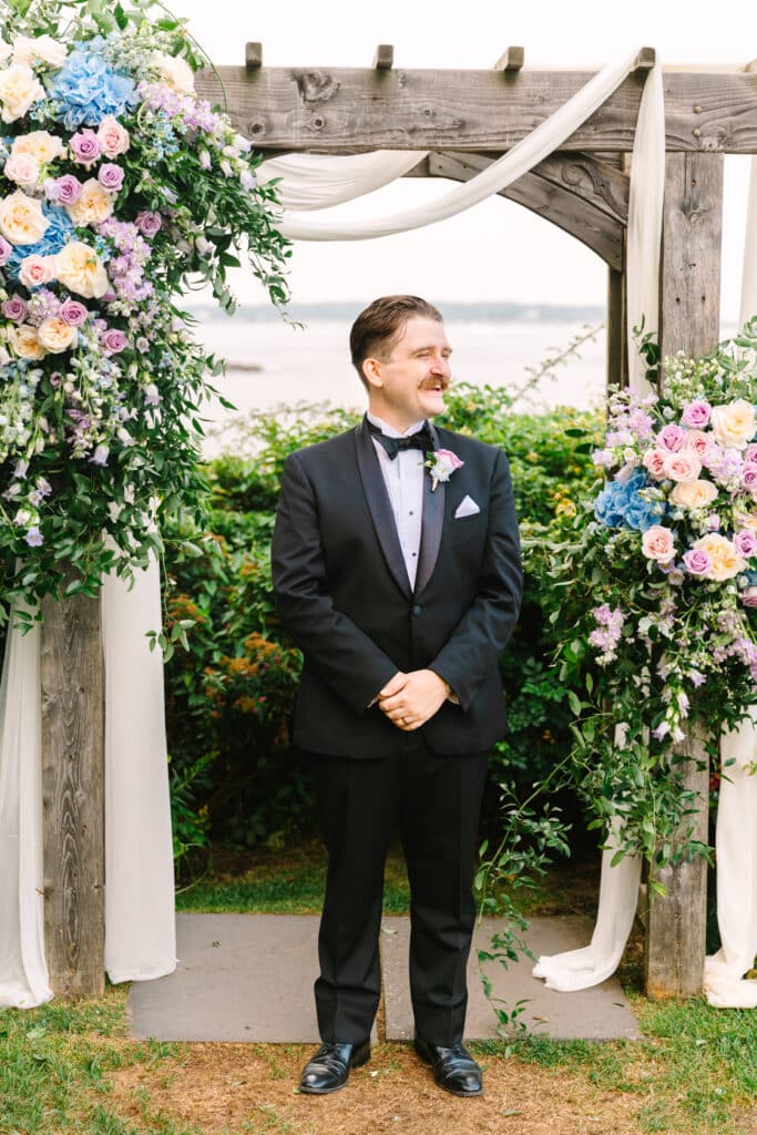 Hammond Castle Wedding Groom