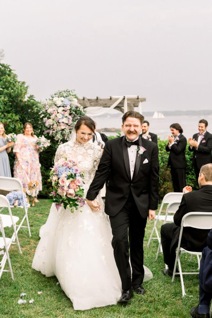 Hammond Castle Wedding Just Married