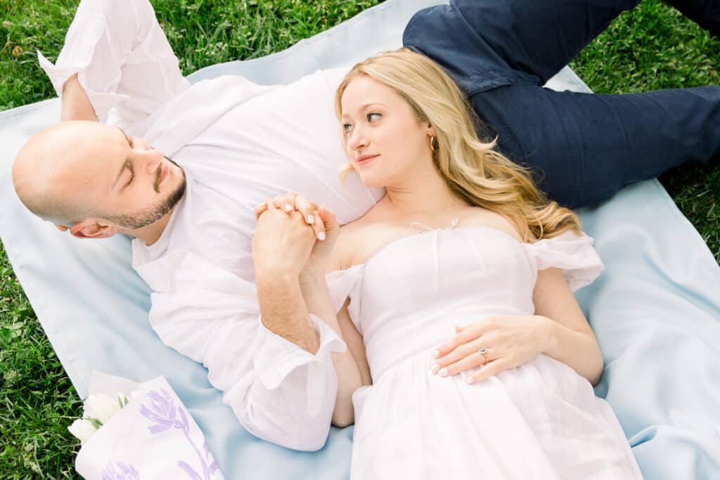 Picnic Engagement Photos Boston Graden