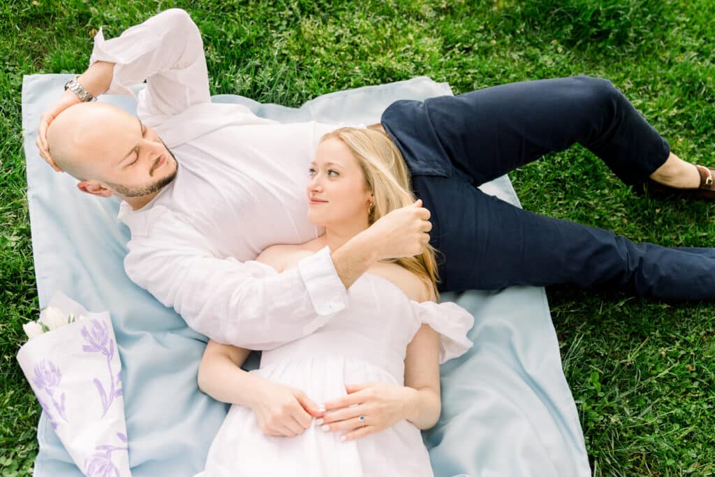 Picnic Engagement Session Boston Garden