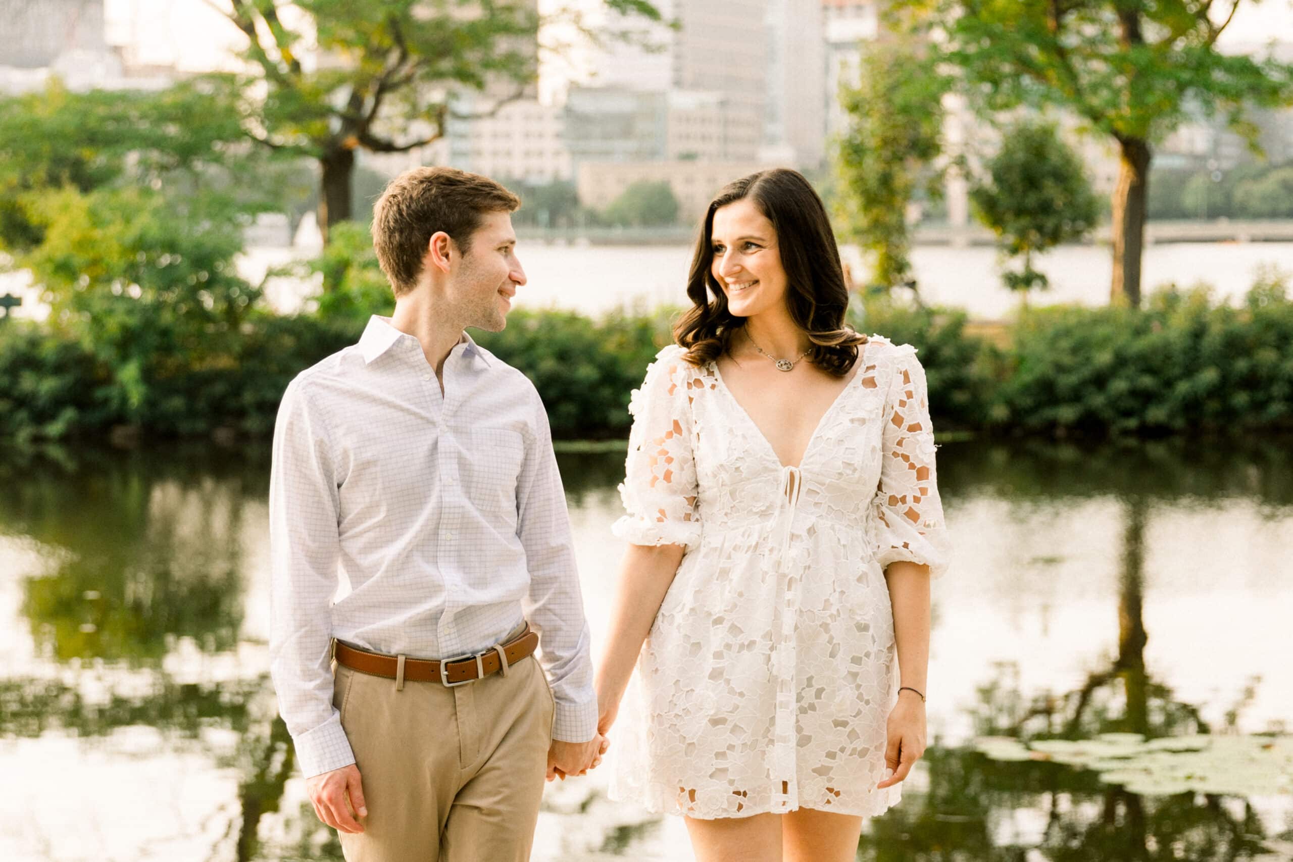 Charles River Esplanade Engagement Session