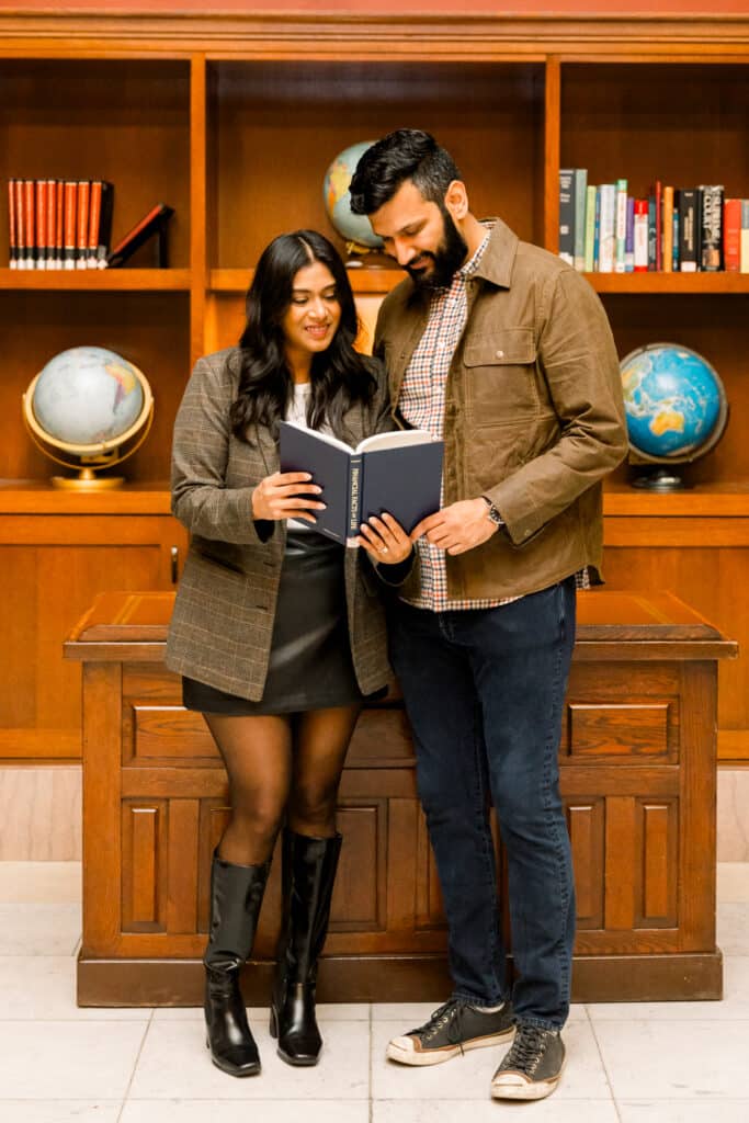 Boston Public Library Engagement Photos