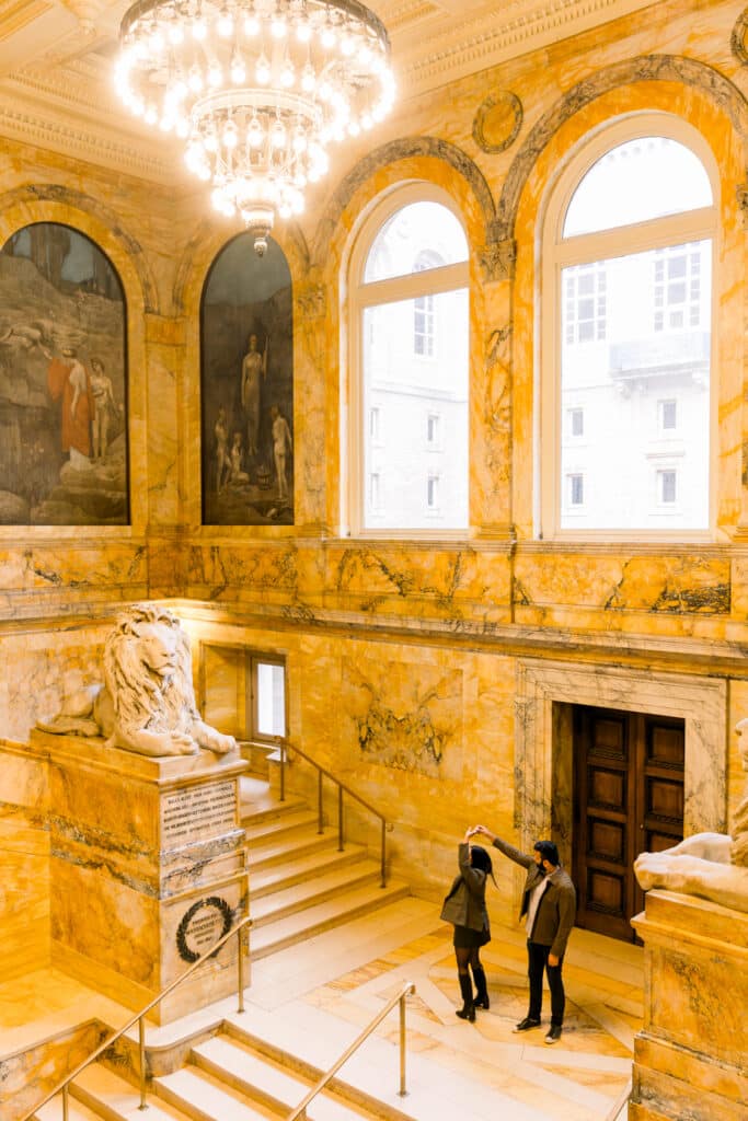 Boston Public Library Staircase