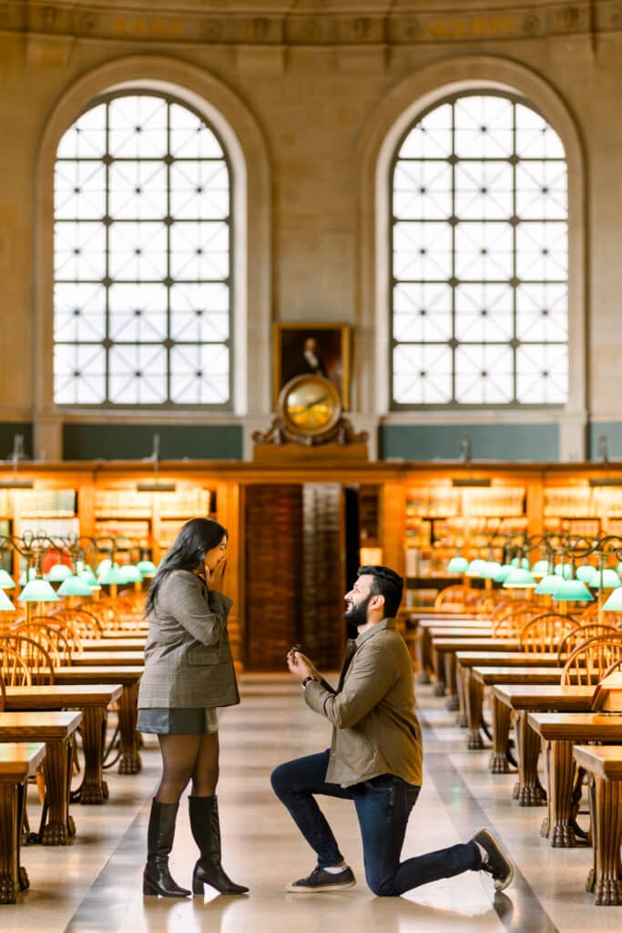 Surprise Proposal Boston Public Library