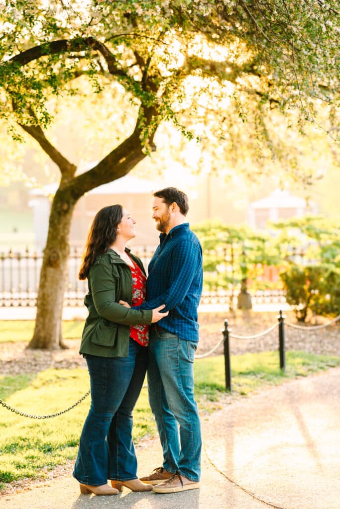 Boston Garden Sunrise Engagement
