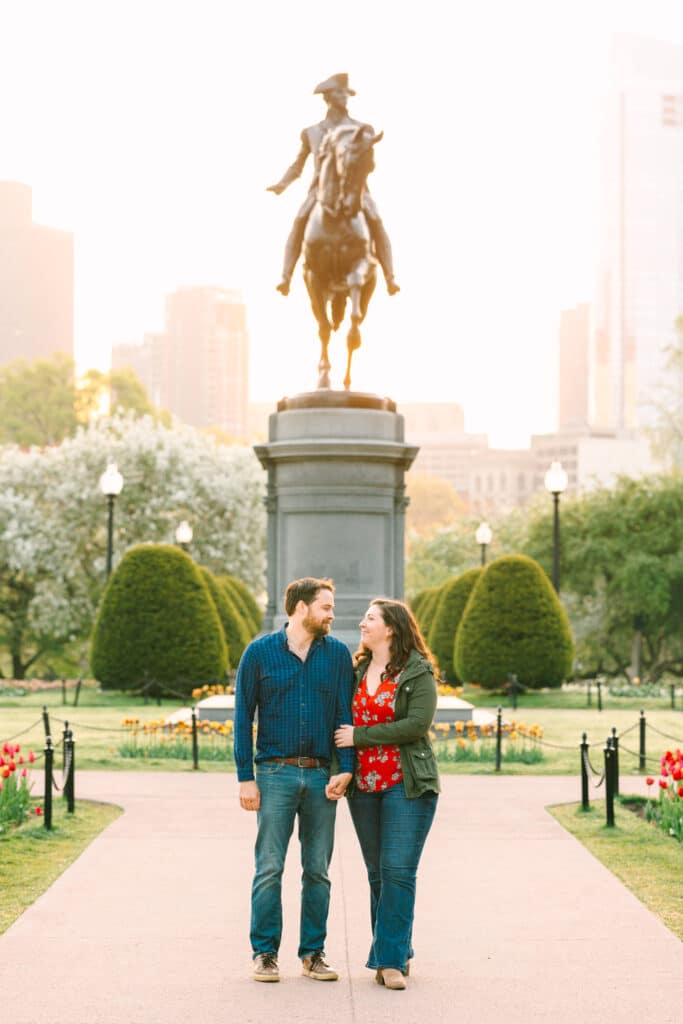 Boston Public Garden Engagement Session