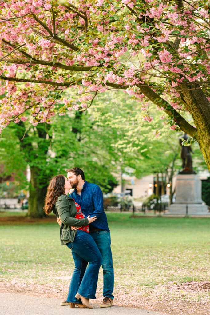 Cherry Blossom Engagement