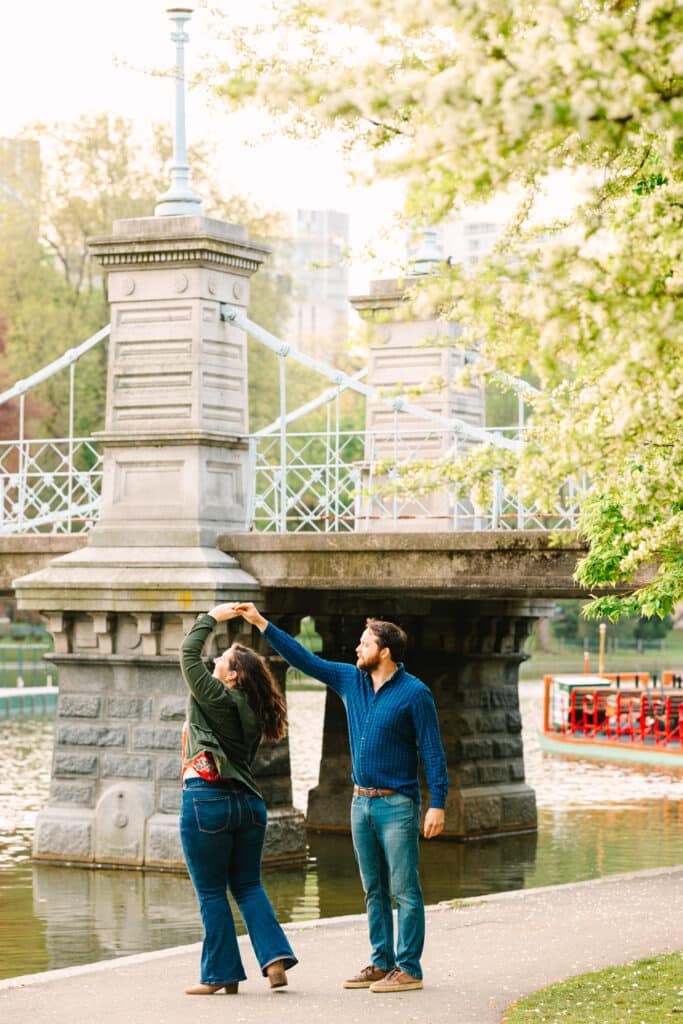 Spring Boston Public Garden Engagement