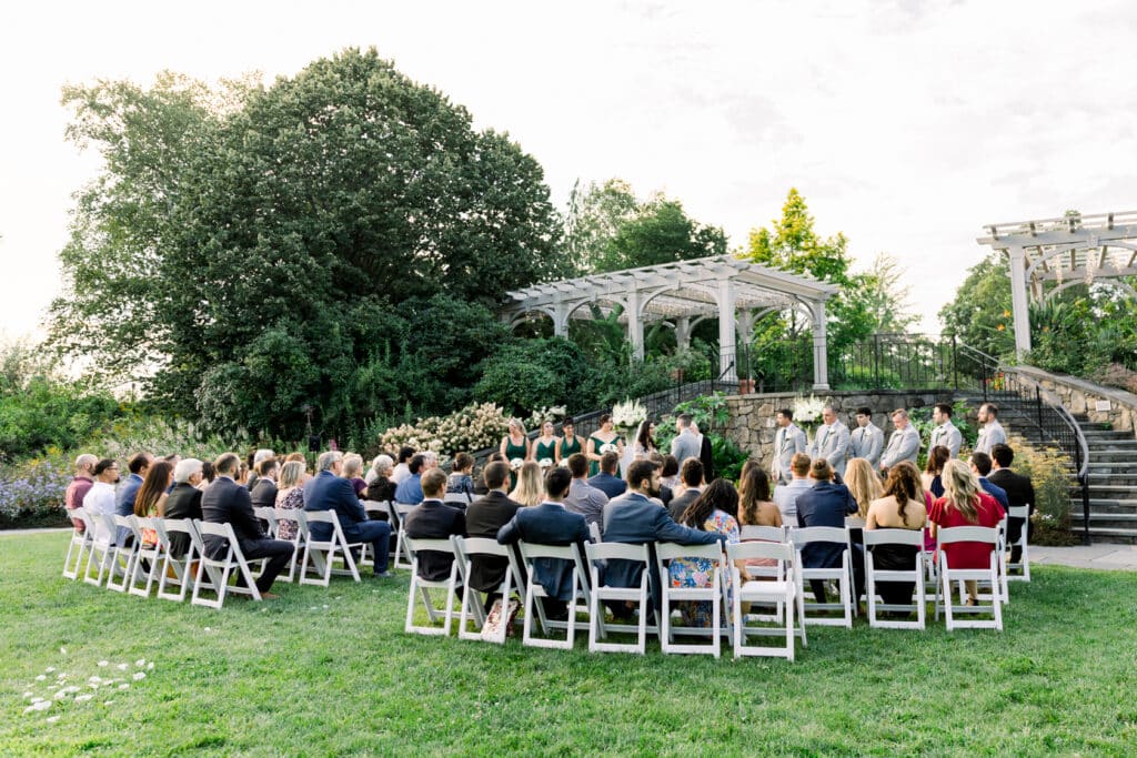 Tower Hill Botanic Garden Wedding Ceremony