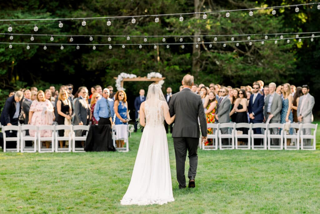 stevens estate wedding ceremony