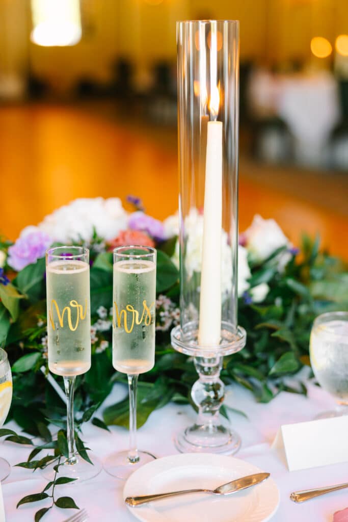 Charter Oak Wedding Reception Detail