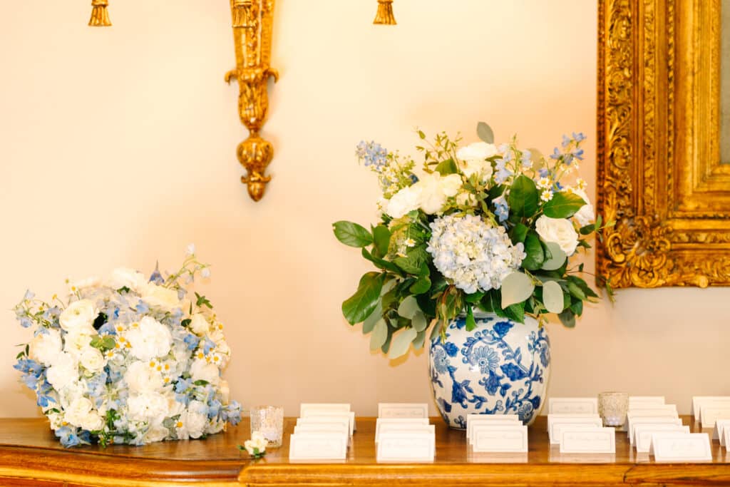 Great River Golf Club Wedding Table Cards