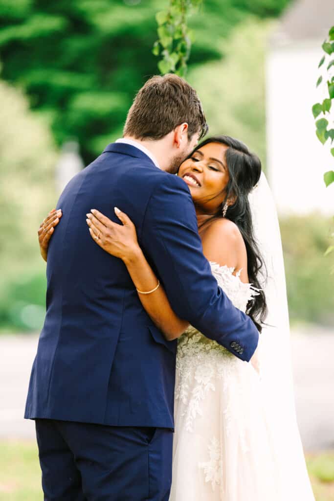 Spring Wedding First Look