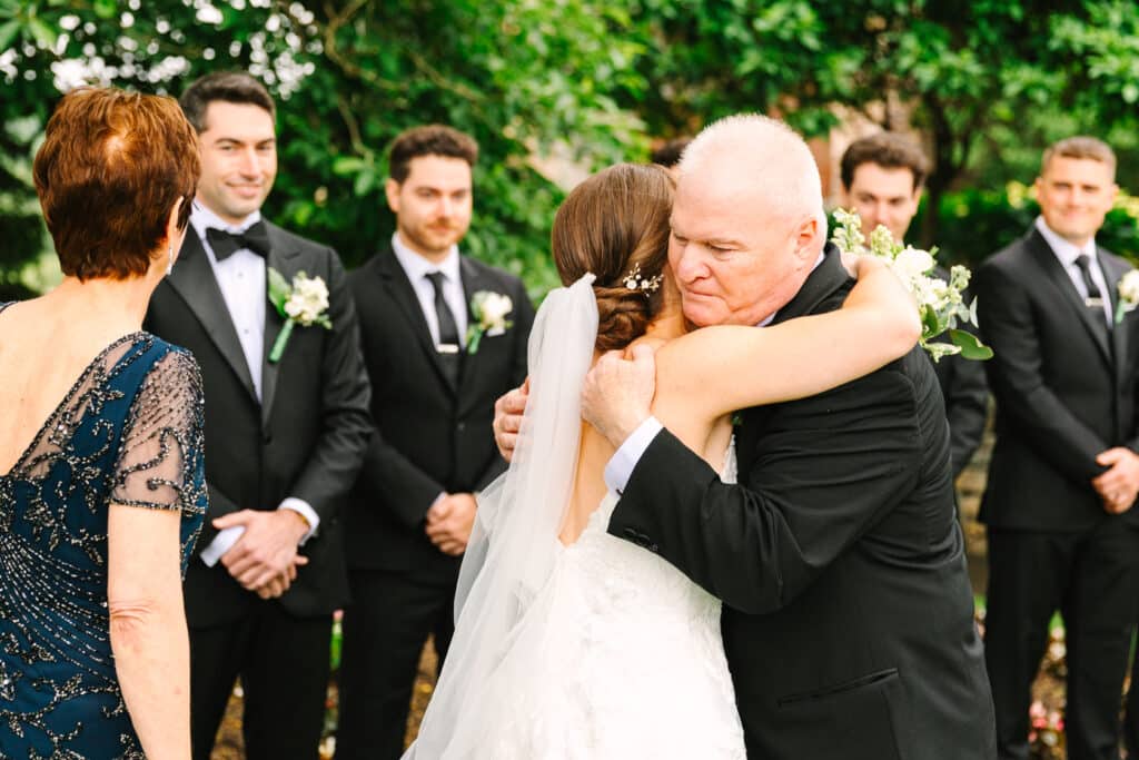 Father Giving Bride Away