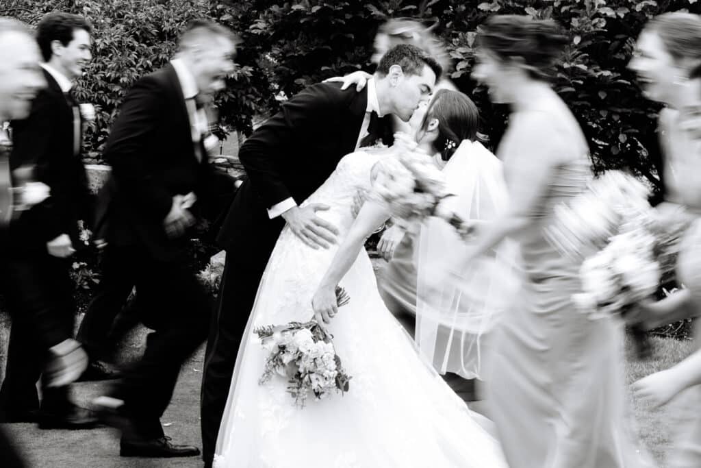 Motion Blur Wedding Party