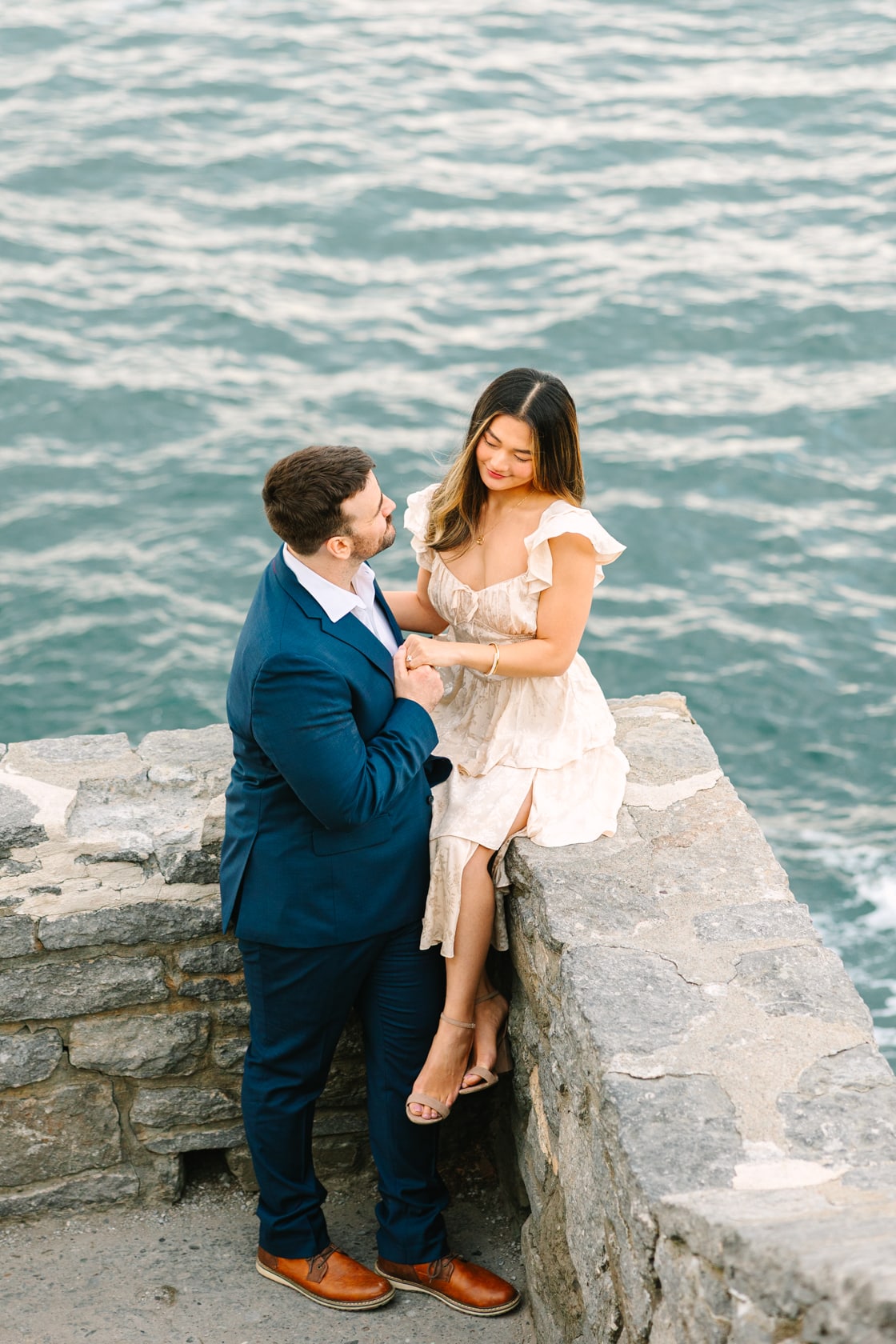 Newport Cliff Walk Engagement