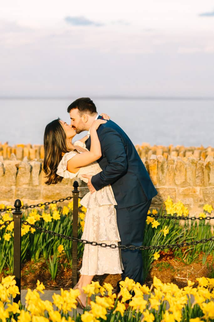 Newport Cliff Walk Engagement Photos