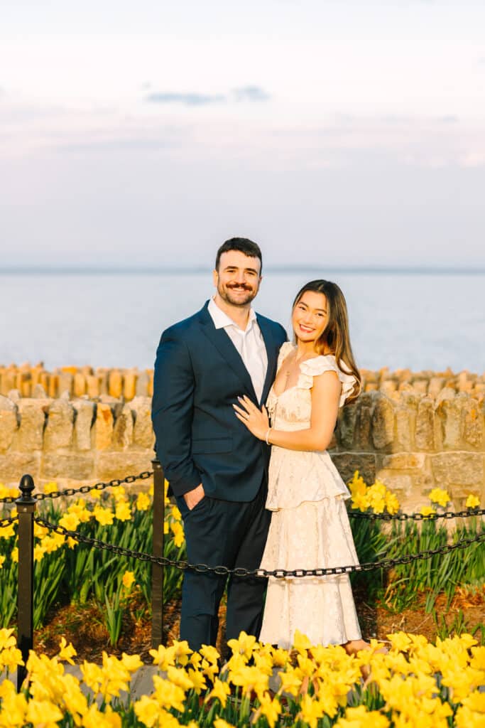 Newport Cliff Walk Engagement Session