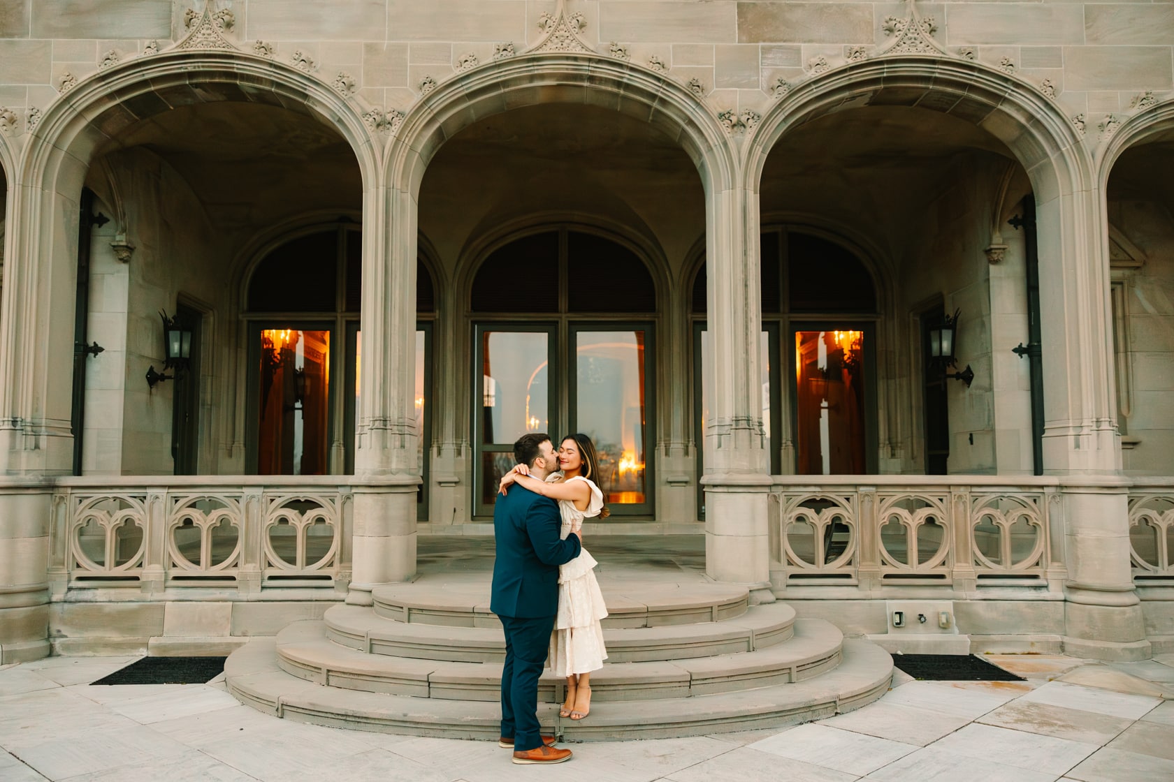 Newport Mansion Engagement