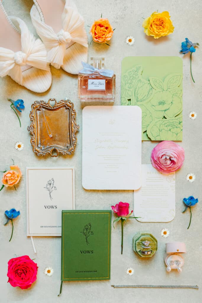 Boston Wedding Photographer Flatlay