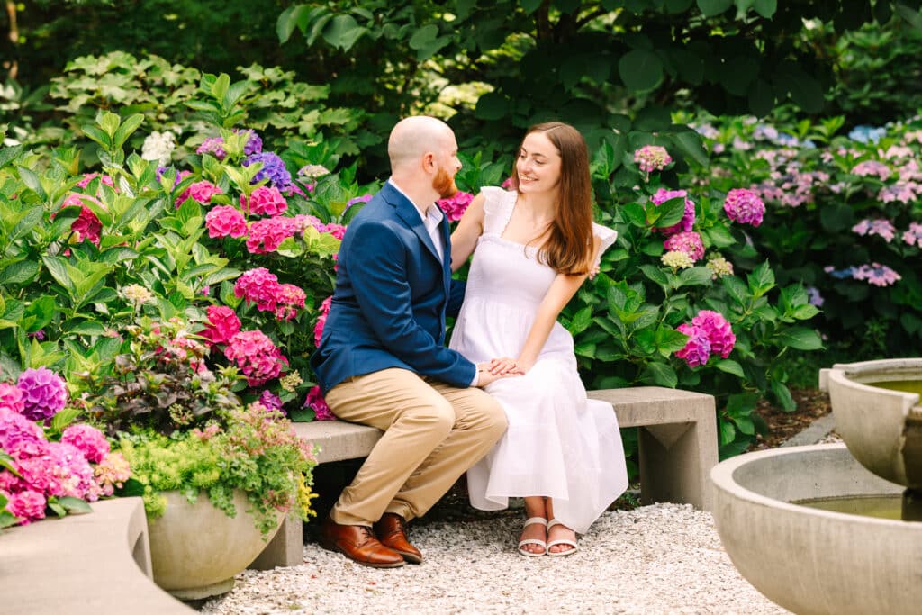 Heritage Gardens Engagement Photo
